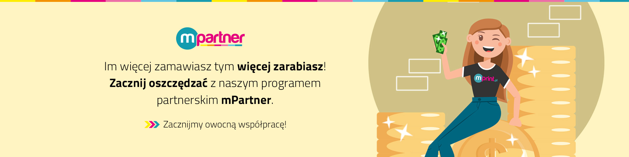 Program partnerski mPartner. Więcej wydajesz - taniej kupujesz.